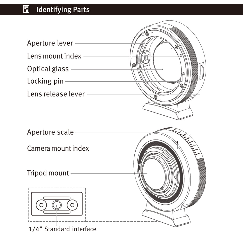Buy Viltrox NF M43X 0.71X Lens Mount Adapter Ring Focal Reducer Speed 8
