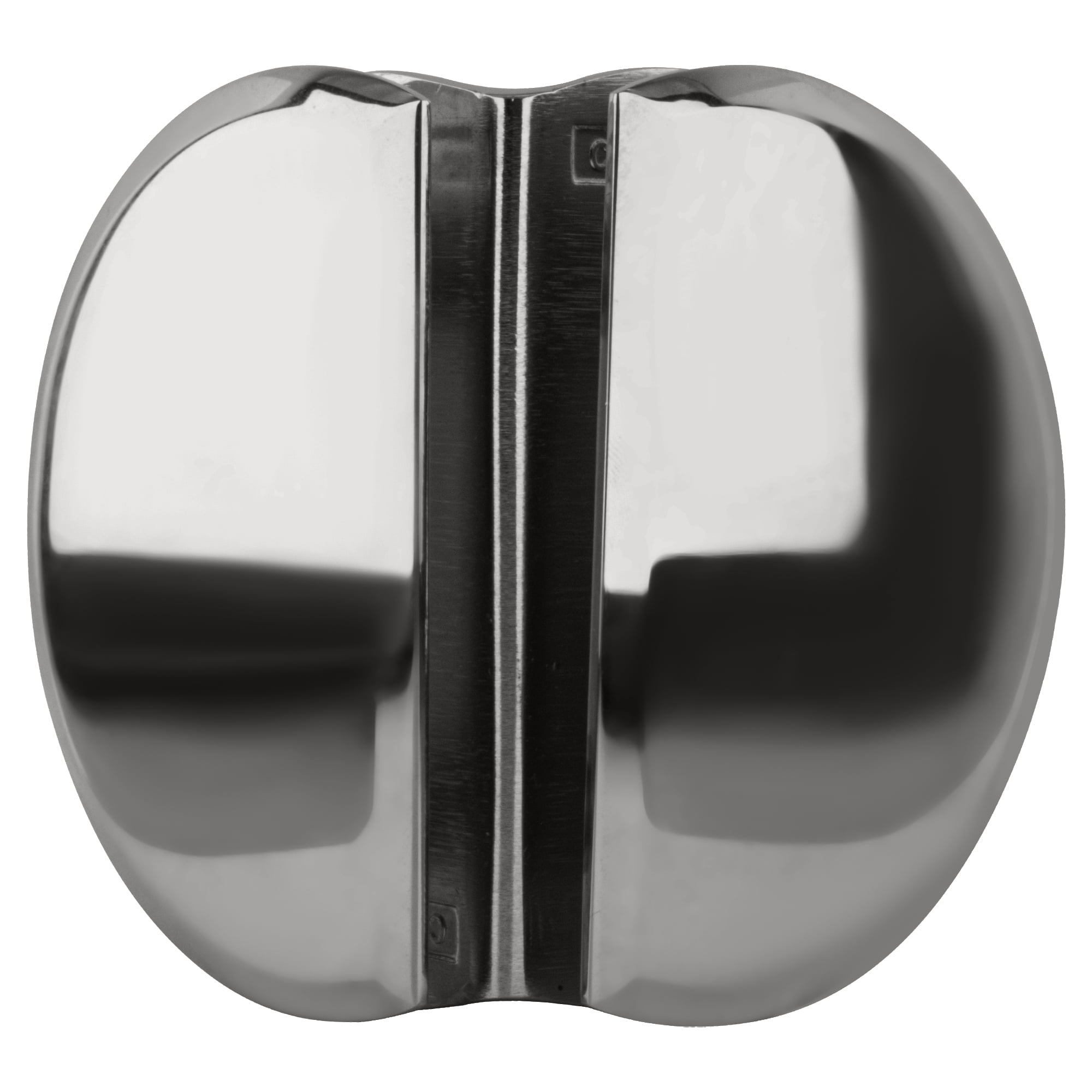 CRL CL090CH Polished Chrome Classique Series Glass-to-Glass Bracket