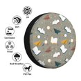 thumbnail image 6 of PUREYAH Seamless Book Symbol Texture Rv Spare Tire Cover, Wheel Covers Protectors Universal Fit for Camping Travel Trailer Truck 15 inch, 6 of 6