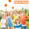 thumbnail image 3 of Paquete de 24 pelotas antiestrés de baloncesto de 2,5 pulgadas, mini pelotas deportivas de espuma para apretar, recuerdo de fiesta temática deportiva, recompensa escolar para niños, alivio de la ansie, 3 of 5