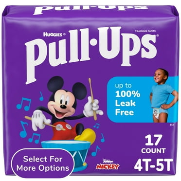 Pull-Ups Boys' Potty Training Pants, 4T-5T (38-50 lbs), 17 Count (Select for More)