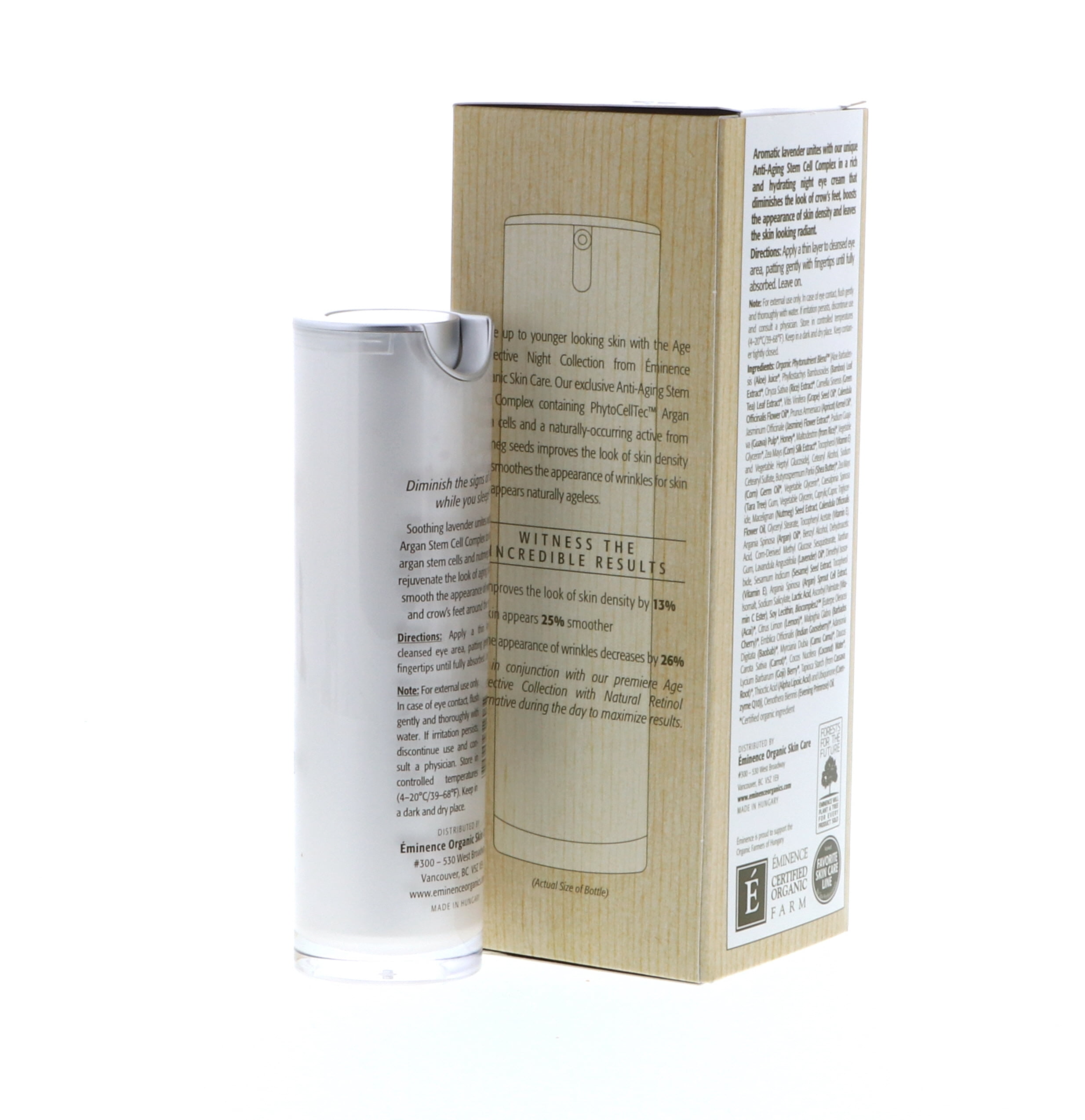 Eminence Lavender Age Corrective TMA3&nbsp;Night Eye Cream, 1.05 Ounce