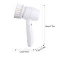 thumbnail image 3 of RYRDWP Clearance Electric Cleaning Brush Multifunctional Handheld Brush One Click Start Kitchen Bathroom Household Waterproofs Cleaning Brush With Three Brush Heads, 3 of 9