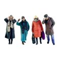thumbnail image 3 of Figuras de personas en miniatura 4x1/87, colección de figuras de Diorama, figuras de personas para Diorama, accesorios de decoración de micropaisajes, 3 of 10