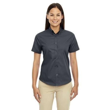 Ash City - Core 365 Chemise en Sergé à Manches Courtes pour Femmes