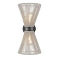 thumbnail image 3 of Golden Lighting Avon 2-light Wall Sconce in Matte Black, 3 of 5