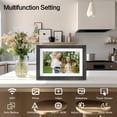 thumbnail image 2 of Frameo Digital Photo Frame,10.1 Inch WiFi Smart Digital Picture Frame with HD IPS Touch Screen,Auto-Rotate,Send Pictures from Anywhere via Frameo APP, 2 of 6