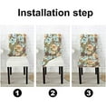 thumbnail image 4 of Dining Room Chair Covers Set of 6,Stretch Parsons Chair Slipcovers Universal Removable Washable Parson Chair Covers for Dining Room,Living Room,Kitchen, 4 of 5