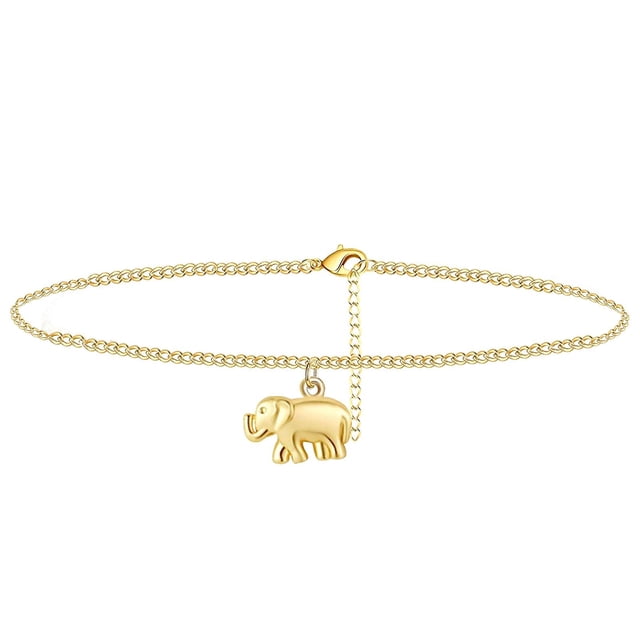 Tobillera HUOGUO Golden Beach de tamaño ajustable para mujer