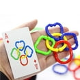 thumbnail image 4 of Ruiboury Snapped Ring Clasp Ring Game Board Logical Thinking Game Color Shapes Cognition Parent-Child Interactive Toy, 4 of 6