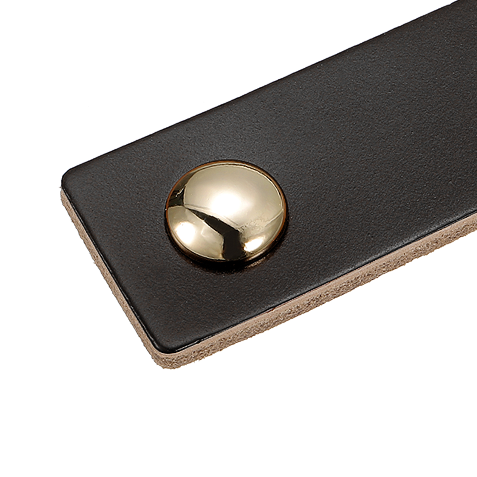 Unique Bargains Drawer Pulls Furniture Handles Knobs for Luggage Black Gold 5.4"