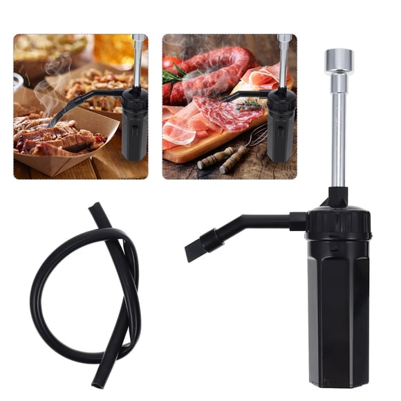 Phenofice 1Ud Smoker De Cocina Negro Práctico Para Ahumar Salmón Y Quesos En Casa