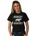 thumbnail image 4 of Unicorns Short Sleeve T-Shirt Tees Tshirts Hangry Hungry Hippos Save Chubby, 4 of 6