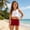 Wine, variant on Gunia Swim Shorts Girls Solid Color Casual Swim Shorts Beachwear Bottoms Summer Comfortable Swimwear Bathing Suit Quick-Dry Swim Bottoms For Beach Pool 5-14 Years