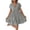 Gray1, variant on yillto Womens Dress Ruffle Short Sleeve Tiered Flowy Pleated Loose Mini Dress Casual Short Tshirt Dresses