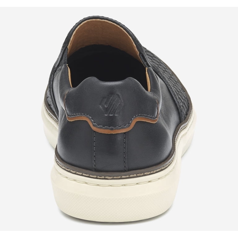 Johnston & Murphy Mcguffey 2 Woven Slip-On Men\'s size 9.5 Black Woven Full Grain Johnston & Murphy McGuffey 2 Woven Slip-On 25-2995 Black  main image 2