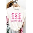 thumbnail image 3 of Lets Go Girls Cowgirl Hat Graphic Tee T-Shirt PLUS, 3 of 5