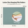 thumbnail image 5 of Hanging File Folders, 50 Pack Letter Size Hanging File Folders with 1/5-cut Tabs, Stay Organized for Your Home and Office Bulk File, Documents and Paper, 10 Pastel Colors, 5 of 7