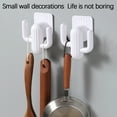 thumbnail image 5 of Nkmbld Heavy Duty Adhesive Hooks, Behind The Door Cactus Originality Cute Wall Storage Key Without Punching Hook, Works on Ceramic, Marble, Glass, Metal, 5 of 9