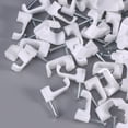 thumbnail image 2 of 100 clips de plástico para cables de 16 mm, sujetadores de cables, fijadores de cables telefónicos, organizadores, abrazaderas de pared., 2 of 5