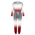 thumbnail image 4 of Aofany Sweat Suits for Women Jogging Suits Loose 2 Piece Sets Gradient Long Sleeve Tops Casual Pants Sweatsuit, 4 of 4