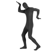 IDS Home Halloween Full Bodysuit for Men Women Disappearing Zentai Suit Unisex Adult Stretch Costume Black, L