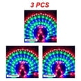 thumbnail image 1 of 1~10PCS LED Decoration Light Peacock Love Five-pointed Star Atmosphere Lamp For Room Christmas Wedding Party Colorful Decorative, 1 of 5