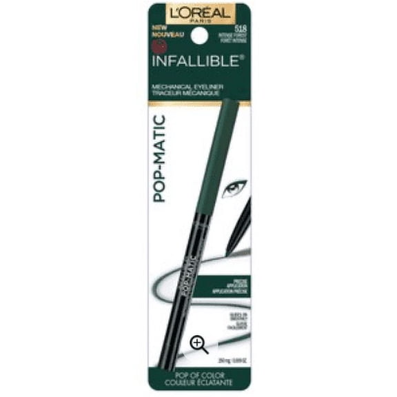 L'Oreal Paris Infallible Pop-Matic Eyeliner 518 Intense Forest