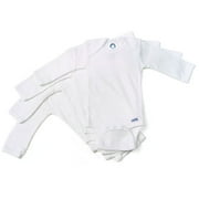 Gerber 4-Pack Long-Sleeve Onesies, White