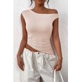 thumbnail image 3 of Remera PRETTYGARDEN Verano 2025 Hombro Descubierto Fruncida XL, 3 of 8