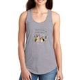 thumbnail image 1 of Holidogs Collection C. Racerback Tank Women -Victoria Barnes Designs, Female Medium, 1 of 4
