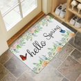 thumbnail image 4 of Hello Spring Floral Flowers Doormat,Non Slip Absobant Welcome Mat Decorations Floor Door Mats for Indoor Outdoor Home, 4 of 6