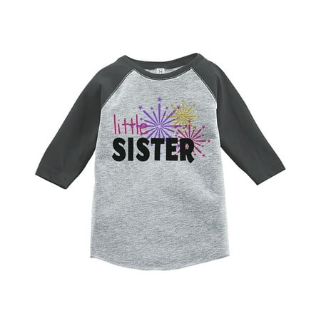 

Custom Party Shop Kids Little Sister Happy New Year Raglan Shirt
