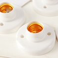 thumbnail image 7 of 50Pcs E27 Plastic Screw Lamp Holder Round Lamp Holder Bulb Socket Holder Adapter, 7 of 7