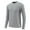 Gray, variant on Xzbqbs Men's Henley Long Sleeve Button Down Shirts Casual Lightweight Pullover Shirt Slim Fit Soft Stretch Basic Tees Fall Tops