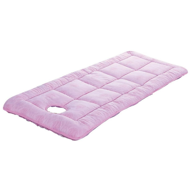 Cojín rosa para camilla de masaje de spa, ideal para casas de huéspedes. 70 cm x 185 cm