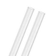 thumbnail image 1 of Tubo de acrílico rígido claro de 2 piezas, ID de 9 mm [0.35"] x OD de 11 mm [0.43"] para sistema de enfriamiento de agua / lámparas / fuentes / acuarios [305 mm / 12 IN], 1 of 7
