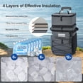 thumbnail image 3 of Cooler Rodante Odoland para 72 Latas con Asa y Bolsa Flexible, 3 of 8
