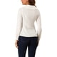 thumbnail image 3 of CAMISA DE BOTONES DE MANGA LARGA CON PUNTOS SUIZOS PARA MUJERES INSPIRADA CHIC CON COLLAR PETER PAN XL BLANCA, 3 of 6