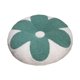 thumbnail image 3 of Cojín de suelo para meditación de 45 cm, cojín decorativo con relleno de algodón PP. Verde profundo, 3 of 9