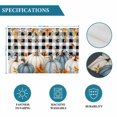thumbnail image 6 of Blue White Pumpkins Fall Placemats Set of 6, Thanksgiving Maple Leaf Plaid Washable Wipeable Table Mats for Dining Tables, Indoor Outdoor Kitchen Place Mats for Holiday Party Table Decor, 6 of 9