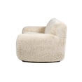 thumbnail image 5 of Pemberly Row 83" Faux Sheepskin Overstuffed Sofa Cream Beige, 5 of 10