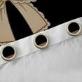 thumbnail image 4 of jejeloiu Cute Cartoon Bowtie Black Out Curtains,Kawaii Leopard Print Curtains Pack of 2 (42x63 Each),Brown Black White Bedroom Curtains For Teens,Super Cozy Room Decor, 4 of 6