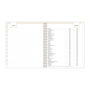 2025-2026 Day Designer Daily/Monthly Academic Planner, 8 x 10, Rugby Stripe Black Frosted, July 2025 To June 2026, 137885