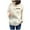 White, variant on Flash Picks Sale! Juebong Women's Lightweight Turtleneck Sweatshirt Pullover Tops Warm Soft Zipper Tops Winter Solid Color Blouse for Winter