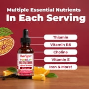 MaryRuths Toddler Multivitamin Liquid Drops, Ages 1 - 3, USDA Organic, Immune Overall Health, Orange Vanilla, Vegan, Dairy-Free, Gluten-Free, 1 fl oz