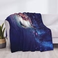 thumbnail image 3 of Fotbe Planets Stars And Galaxies Manta de Franela con Estampado, Manta Ultrasuave para Cama, Sofá, Auto, Hipoalergénica y Antibolitas-80"x60", 3 of 6