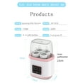 Baby Bottle Warmer, 8in1 Fast Milk Warmer with Timer Breastmilk or Formula, Fits 4 Bottles