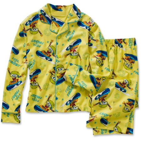 Nickelodeon - Boys' SpongeBob Coat Pajama Set - Walmart.com