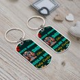 thumbnail image 4 of Cocker Spaniel Dad Like a Regular Dad Only Cooler Happy Father's Day Stainless Steel Keychain Cockers Dog Lover Gifts Collar Charm Tag Keyring - 02007, 4 of 5